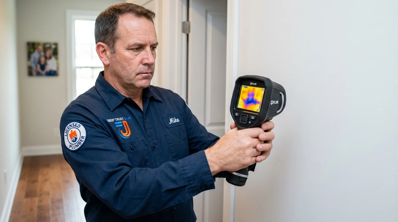 Thermal imaging leak detection by Johns Plumbing LLC in Gate City